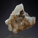 Quartz<br />Leoni Mountain, Sticciano, Roccastrada, Grosseto Province, Tuscany, Italy<br />75 mm x 58 mm x 60 mm<br /> (Author: Firmo Espinar)