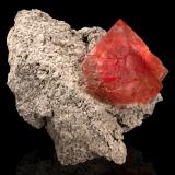 Fluorite<br />Planggenstock, Uri, Switzerland<br />32 x 42 x 26 cm / main crystal: 18.4 cm.<br /> (Author: MIM Museum)