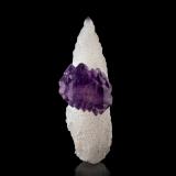 Quartz (variety amethyst)<br />Andilamena, Andilamena District, Toamasina Province (Tamatave), Alaotra-Mangoro Region, Madagascar<br />3.5 x 3.5 x 10.5 cm / main crystal: 10.2 cm<br /> (Author: MIM Museum)