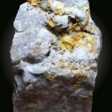 WulfenitaMina El Centenillo, Cortijo del Humo, Cerro de las Minas, Albuñuelas, Comarca Valle de Lecrín, Granada, Andalucía, España19 x 14 x 13 mm (Autor: José Luis Zamora)