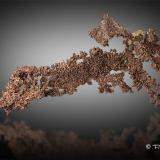 CobreMass Consolidated Mine, Mass City, Ontonagon County, Michigan, USA22cm x 10cm x 1cm (Autor: Pere Alonso)