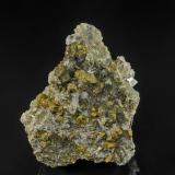 Chalcopyrite, Quartz<br />Wallaroo Mine, Kadina, Yorke Peninsula, South Australia, Australia<br />6.9 x 6.2 cm<br /> (Author: am mizunaka)