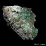 Fluorita.<br />Afloramientos de Singuerlín, Puig Castellar (Serra de Marina), Singuerlín, Santa Coloma de Gramenet, Comarca Barcelonès, Barcelona, Cataluña / Catalunya, España<br />70x55 mm.<br /> (Autor: Jesus Franquesa Baucells)