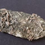 Atencioite, Eosphorite<br />Poço Dantas Mine, Piauí Valley, Taquaral, Itinga, Vale do Jequitinhonha, Minas Gerais, Brazil<br />6 x 3 cm<br /> (Author: Volkmar Stingl)