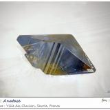 Anatase<br />Ville des Glaciers, Savoie, Auvergne-Rhône-Alpes, France<br />fov 2.0 mm<br /> (Author: ploum)