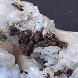 Zanazziite, AlbiteTião Dutra Mine, Jenipapo District, Itinga, Vale do Jequitinhonha, Minas Gerais, Brazil3,5 x 2,5 cm (Author: Volkmar Stingl)