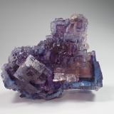 Fluorite<br />Minerva I Mine, Ozark-Mahoning group, Cave-in-Rock Sub-District, Hardin County, Illinois, USA<br />71 mm x 58 mm x 44 mm<br /> (Author: Don Lum)