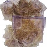 Fluorita<br />Cantera Llamas, filón Obdulia, zona Minera Caravia, Las Cabañas, Duyos, Caravia, Comarca Oriente, Principado de Asturias (Asturias), España<br />6,5x4,5cm<br /> (Autor: castrominerals)