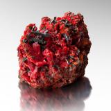 Christite<br />Jiepaiyu Mine (Shimen Mine), Shimen County, Changde Prefecture, Hunan, China<br />4 x 3 x 3 cm / main crystal: 1.1 cm<br /> (Author: MIM Museum)