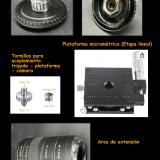 Componentes utilizados (adicionales, para fotografías "macro-extremo") (Autor: Jose Angel Carrero)