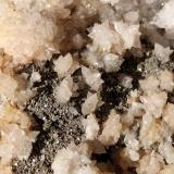 Calcite and Pyrite<br />Campiano Mine, Montieri, Grosseto Province, Tuscany, Italy<br />FOV 46 mm<br /> (Author: Firmo Espinar)