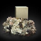 Pyrite<br />Wangshituan, Jietou, Wulian, Rizhao Prefecture, Shandong Province, China<br />32 x 20 x 22 cm / main crystal: 17.1 cm.<br /> (Author: MIM Museum)