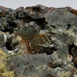 Hulsite with Epidote<br />Lost River Mine, Lost River Valley, Port Clarence, Nome Census Area, Alaska, USA<br />10 x 10 x 11.5 cm / main crystal: 2.0 cm.<br /> (Author: MIM Museum)