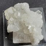 Calcite, Quartz<br />Baimashan tunnel (construction site), Qianbaxia, Wuyishan, Nanping Prefecture, Fujian Province, China<br />3,5 x 2,5 cm<br /> (Author: Volkmar Stingl)