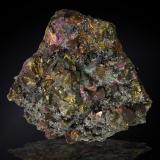 Chalcopyrite<br />Fenice Capanne Mine, Massa Marittima, Grosseto Province, Tuscany, Italy<br />55 mm x 48 mm x 25 mm<br /> (Author: Firmo Espinar)