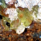 Liebigita<br />Les Mares III, Saint-Martin, Le Bosc, Cantón Lodève, Distrito Lodève, Hérault, Occitanie, Francia<br />Campo de visión 3 mm.<br /> (Autor: Antonio P. López)