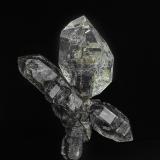 QuartzMina Treasure Mountain Diamond, Little Falls, Condado Herkimer, New York, USA5.1 x 4.7 cm (Author: am mizunaka)