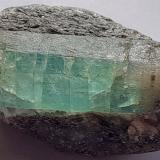 Beryl (variety emerald)<br />Tokovaja deposit, Malyshevo, Sverdlovsk Oblast, Ural, Russia<br />4 x 2,7 cm<br /> (Author: Volkmar Stingl)