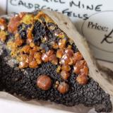 Mimetite (variety campylite)<br />Dry Gill Mine, Caldbeck Fells, Allerdale, former Cumberland, Cumbria, England / United Kingdom<br />60 mm matrix with 5 mm crystals<br /> (Author: Forrestblyth)