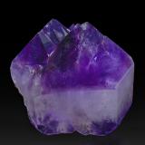 Quartz (variety amethyst)<br />Jacksons Crossroads, Wilkes County, Georgia, USA<br />9.7 x 9.9 cm<br /> (Author: am mizunaka)