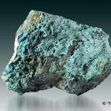 CalcantitaDel Remei Mines, La Castanya (Massís del Montseny), El Brull, Comarca Osona, Barcelona, Catalonia / Catalunya, Spain7cm x 5,5cm x 2,5cm (Autor: Pere Alonso)