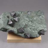 Magnetita<br />Zemmgrund, Macizo Ochsner-Rotkopf, Valle Ziller (Zillertal), Tirol Norte, Tirol, Austria<br />11,6 × 8,2 × 5,5 cm.<br /> (Autor: J. G. Alcolea)