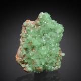 Smithsonite (variety Cu-bearing)<br />Tsumeb Mine, Tsumeb, Otjikoto Region, Namibia<br />4.7 x 3.7 cm<br /> (Author: Antonio Nazario)