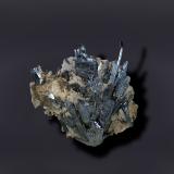 Stibnite<br />Tafone Mine, Manciano, Grosseto Province, Tuscany, Italy<br />52 mm x 56 mm x 38 mm<br /> (Author: Firmo Espinar)