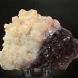 Fluorite and QuartzMina Hermine, Lissenthan, Nabburg, Distrito Wölsendorf Oeste, Alto Palatinado/Oberpfalz, Baviera/Bayern, Alemania14.0 x 10.0 x 2.5 cm (Author: Michael Shaw)