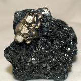 Pyrite with Hematite<br />Elba Island, Livorno Province, Tuscany, Italy<br />6.5x6x4 cm''s<br /> (Author: Joseph DOliveira)