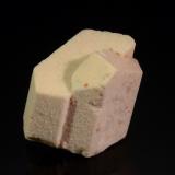 Microcline, Florencite-(Ce)Mina Rumi Tucu, formación Papachacra, granito El Portezuelo, Cerro León Muerto, Departamento Belén, Provincia Catamarca, Argentina2.1 x 1.8 x 1.4 cm (Author: Michael Shaw)