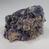 Fluorite<br />Yindu, Hexigten Banner (Kèshíkèténg Qí), Chifeng (Ulanhad), Inner Mongolia Autonomous Region, China<br />67 mm x 44 mm x 35 mm<br /> (Author: Don Lum)