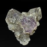 Quartz (variety amethyst)<br />Wheal Jane, Baldhu, Kea, Camborne - Redruth - Saint Day District, Cornwall, England / United Kingdom<br />5.4 x 5.7 cm<br /> (Author: am mizunaka)