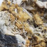 Cerussite<br />Glücksrad Mine, Oberschulenberg, Clausthal-Zellerfeld, Goslar District, Harz, Lower Saxony/Niedersachsen, Germany<br />6 x 3,5 cm<br /> (Author: Volkmar Stingl)