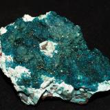 Dioptase<br />Morenci Mine, Morenci, Copper Mountain District, Shannon Mountains, Greenlee County, Arizona, USA<br />8.2x5x3 cm''s<br /> (Author: Joseph DOliveira)