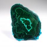 Chrysocolla and Malachite<br />L'Etoile du Congo Mine, Lubumbashi (Elizabethville), Katanga Copper Crescent, Haut-Katanga (Shaba), Democratic Republic of the Congo (Zaire)<br />67 mm x 55 mm x 18 mm<br /> (Author: Don Lum)