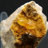 Calcita<br />Cantera Cabezoncillo, Cabeçonet/Alto del Salmitre, Municipio Busot, Comarca Campo de Alicante, Alicante / Alacant, Comunidad Valenciana / Comunitat Valenciana, España<br />8 x 5 cm<br /> (Autor: Pedro Antonio)