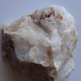 Cinnabar<br />Ochsenleite, Ladis, Landeck District, North Tyrol, Tyrol/Tirol, Austria<br />9,5 x 9 cm<br /> (Author: Volkmar Stingl)