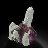 Fluorite, Quartz<br />Huanggang Mines, Hexigten Banner (Kèshíkèténg Qí), Chifeng (Ulanhad), Inner Mongolia Autonomous Region, China<br />10.5 x 12.5 cm<br /> (Author: am mizunaka)