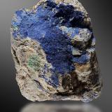 Azurita + MalaquitaLinda Mariquita Mine, El Molar, Comarca Priorat, Tarragona, Catalonia / Catalunya, Spain8,5cm x 6,5cm x 5cm (Autor: Pere Alonso)
