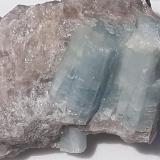Beryl (variety aquamarine)<br />Codera Valley, Novate Mezzola, Valchiavenna, Sondrio, Lombardy, Italy<br />3 x 2,2 cm<br /> (Author: Volkmar Stingl)