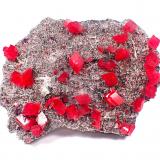 Rhodochrosite, Quartz, Fluorite, PyriteMina Sweet Home, Monte Bross, Distrito Alma, Condado Park, Colorado, USA183 mm x 155 mm x 68 mm (Author: Don Lum)