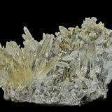 Quartz, Bournonite, Chalcopyrite, Ferberite, Boulangerite<br />Yaogangxian Mine, Yizhang, Chenzhou Prefecture, Hunan Province, China<br />9.2 x 8.0 cm<br /> (Author: am mizunaka)