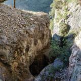 Fig. 15. Mina Los Picayos. Niserias. Peñamellera. Alta. Asturias. Vista zona pozo desde bocamina. Foto Manuel Echevarría. (Autor: Echevarria)