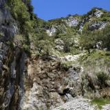 Fig. 17. Labores a cielo abierto, son las situadas a cota más alta, unos 150 m. sobre el nivel del río Cares. Mina de los Picayos. Foto Manuel Echevarría. (Autor: Echevarria)