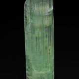 Beryl (variety aquamarine)<br />Catuji, Mucuri Valley, Minas Gerais, Brazil<br />10.4 x 3.2 cm<br /> (Author: am mizunaka)