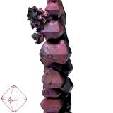 Copper<br />Itauz Mine, Dzhezkazgan, Karaganda Region, Kazakhstan<br />63 mm x 10 mm. Major crystal size: 8.5 mm wide - Mass: About 13 g.<br /> (Author: Carles Millan)