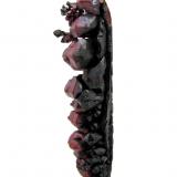Copper<br />Itauz Mine, Dzhezkazgan, Karaganda Region, Kazakhstan<br />63 mm x 10 mm. Major crystal size: 8.5 mm wide - Mass: About 13 g.<br /> (Author: Carles Millan)