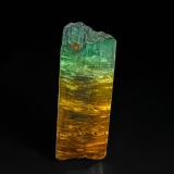 Elbaite<br />Otjua Mine, Otjua Farm 37, Karibib District, Erongo Region, Namibia<br />7.2 x 2.3 cm<br /> (Author: am mizunaka)
