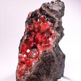 RhodochrositeMina Uchucchacua, Provincia Oyón, Departamento Lima, Perú101 mm x 90 mm x 72 mm (Author: Don Lum)